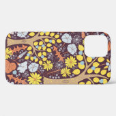 かわいい庭のヴィンテージは継ぎ目のない模様を繰り返す。アップル Case-Mate iPhoneケース (裏面 (横))