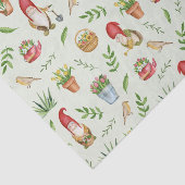 かわいい庭の格言と花と鳥 薄葉紙 (詳細)