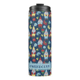 かわいい庭の格言と花パーソナライズされた タンブラー