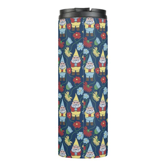 かわいい庭の格言と花パーソナライズされた タンブラー (裏面)