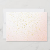 かわいい庭の花 Sweet 16 お礼のカード 招待状 (裏面)