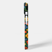 かわいい庭の芸術 | かわいい黒猫の花柄 Case-Mate iPhoneケース (裏面 / 左)