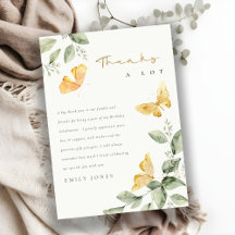 かわいい庭の葉蝶の赤ちゃんシャワー