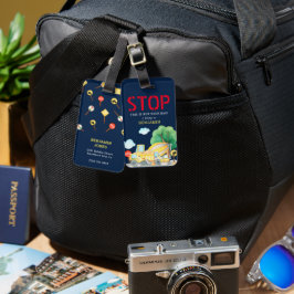 かわいい建築キッズストップ ラゲッジタグ