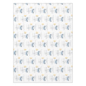 かわいい建築クレーンキッズ任意の年齢誕生日 テーブルクロス (正面)