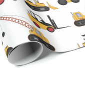 かわいい建築タイルパーティー ラッピングペーパー (ロールコーナー)