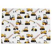 かわいい建築タイルパーティー ラージペーパーバッグ (正面)