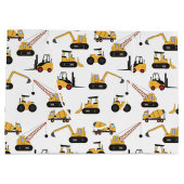 かわいい建築タイルパーティー ラージペーパーバッグ (裏面)