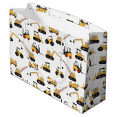 かわいい建築タイルパーティー ラージペーパーバッグ (裏面アングル)