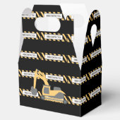 かわいい建築ダンプカーロードパターン誕生日 フェイバーボックス (オープン)