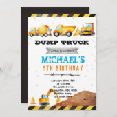 かわいい建築テーマパーティーの招待 招待状 (正面/裏面)