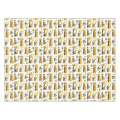 かわいい建築トラックパターンテーブルの装飾 テーブルクロス (正面(横))