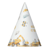 かわいい建築トラック パーティーハット (左)