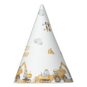 かわいい建築トラック パーティーハット (右)