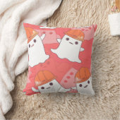 かわいい建築ワーカー幽霊 クッション (ブランケット)