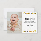 かわいい建築写真誕生日ありがとう サンキューカード (正面)