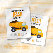 かわいい建築誕生日パーティーの招待状