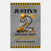 かわいい建築2nd誕生日パーティー アクリルサイン (正面)