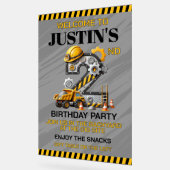 かわいい建築2nd誕生日パーティー アクリルサイン (傾斜)