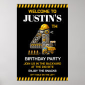 かわいい建築4th誕生日パーティー ポスター (正面)