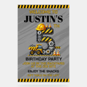 かわいい建築5thバースデーパーティー アクリルサイン (正面)