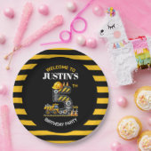 かわいい建築5thバースデーパーティー ペーパープレート (パーティー)