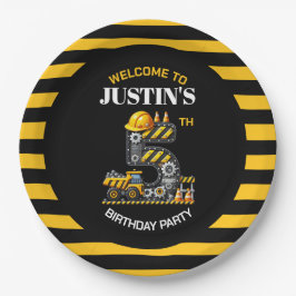 かわいい建築5thバースデーパーティー ペーパープレート