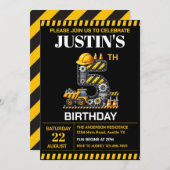 かわいい建築5thバースデーパーティー 招待状 (正面/裏面)