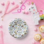 かわいい建設テーマの誕生日パーティー ペーパーボウル (パーティー)