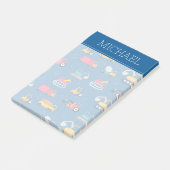 かわいい建設引越し業者パターン ポストイット (アングル)