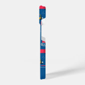 かわいい建設引越し業者パターン iPhoneケース (左側面)