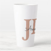 かわいい弁護士JD卒業生パーソナライズされた名 カフェラテマグ (正面)