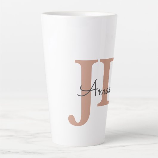 かわいい弁護士JD卒業生パーソナライズされた名 カフェラテマグ (正面)