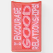 かわいい式デザイン良い人間関係。買今 横断幕 (縦)