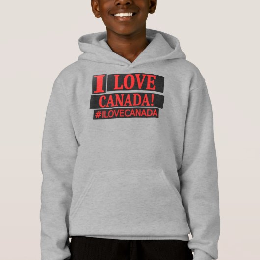 かわいい式デザイン「#ILOVECANADA」。買今 (正面)