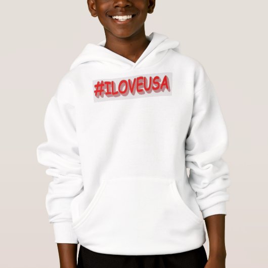 かわいい式デザイン「#ILOVEUSA」。買今 (正面)