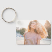 かわいい弓の署名名写真 キーホルダー (裏面)