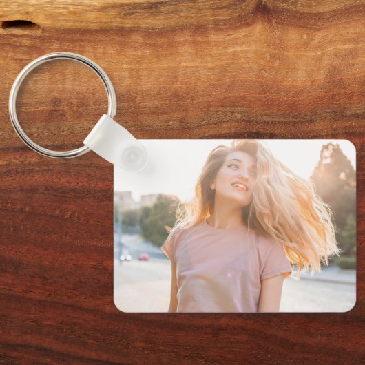 かわいい弓の署名名写真 キーホルダー (裏面)