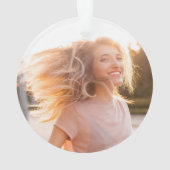 かわいい弓の署名名 オーナメント (裏面)