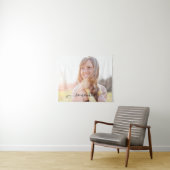 かわいい弓の署名名 タペストリー (インサイチュ(横))