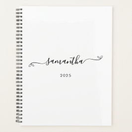 かわいい弓の署名名 プランナー手帳