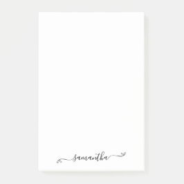 かわいい弓の署名名 ポストイット