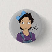 かわいい弓! 缶バッジ (正面)