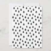 かわいい引っ越しましたハウスブラックムービングアナウンス 案内状 (裏面)