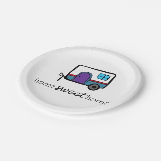 かわいい引っ越し祝いパーティーパーティープレート ペーパープレート (アングル)