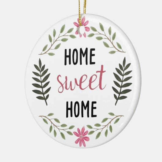 かわいい引っ越し祝いパーティー セラミックオーナメント (左)