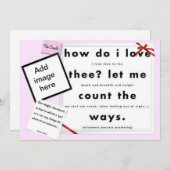 かわいい引用文どのように私はサンキューカードを愛する シーズンカード (正面/裏面)