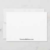 かわいい引用文どのように私はサンキューカードを愛する シーズンカード (裏面)