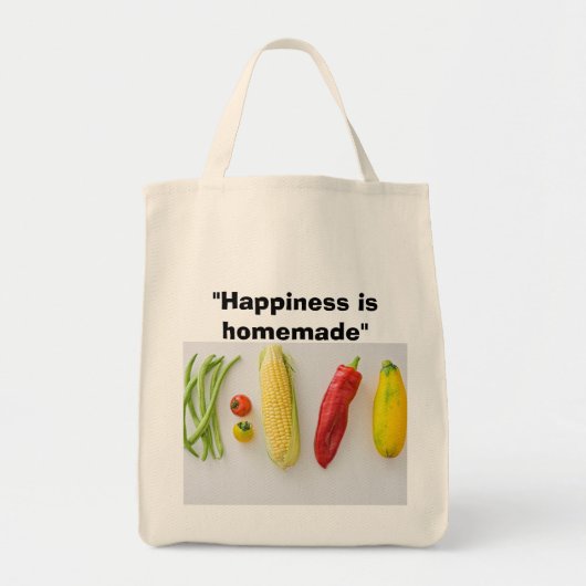 かわいい引用符付きのフルーツバッグ トートバッグ (正面)