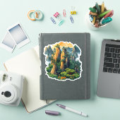 かわいい張家界ピークペーパーカットシール シール (iPadカバー)